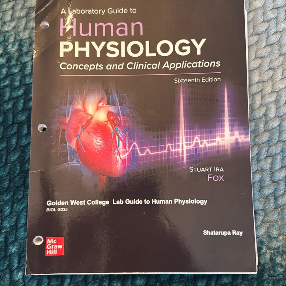 Human physiology lab book